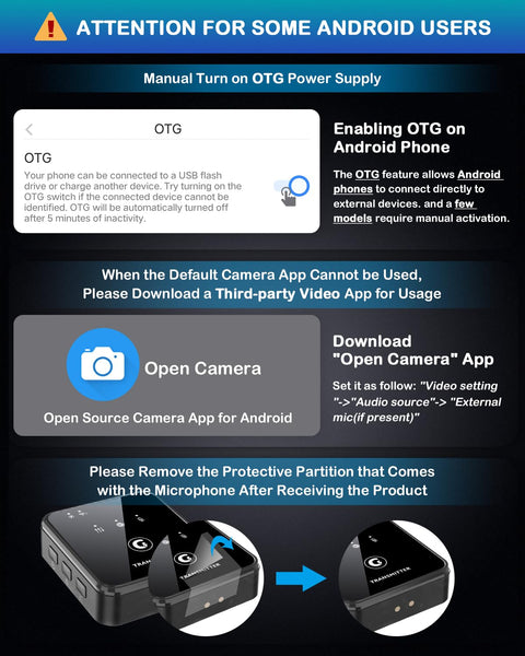 Grenaro P12 Wireless Mic For YouTuber With Charging Case, Noise Reduction Mode, Reverberation Function, One-button Mute, Dual Microphones, Digital Display Function