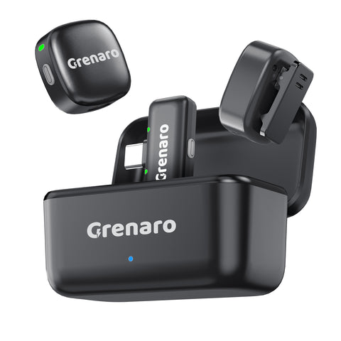 [2026 New In] P13 Wireless Mic  For YouTuber With 40H Charging Case, 3-Level Noise Reduction Mode, Reverberation Function, One-button Mute, Dual Microphones, Digital Display Function