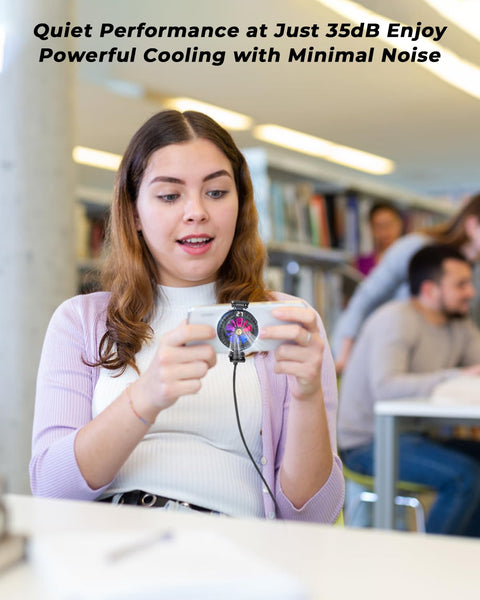 GRENARO Magnetic Phone Cooler for Gaming, Mobile Cooler with Enhanced Refrigeration Chip, Perfect for Gaming, Long Filming Sessions, and Live Streaming